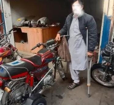 A customized bike built through the Job Assistance Program